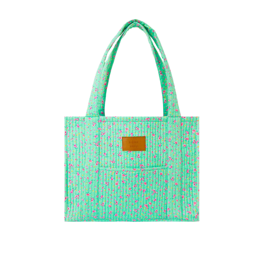 Kulani Kinis Quilted Tote Bag - Mint Macaron