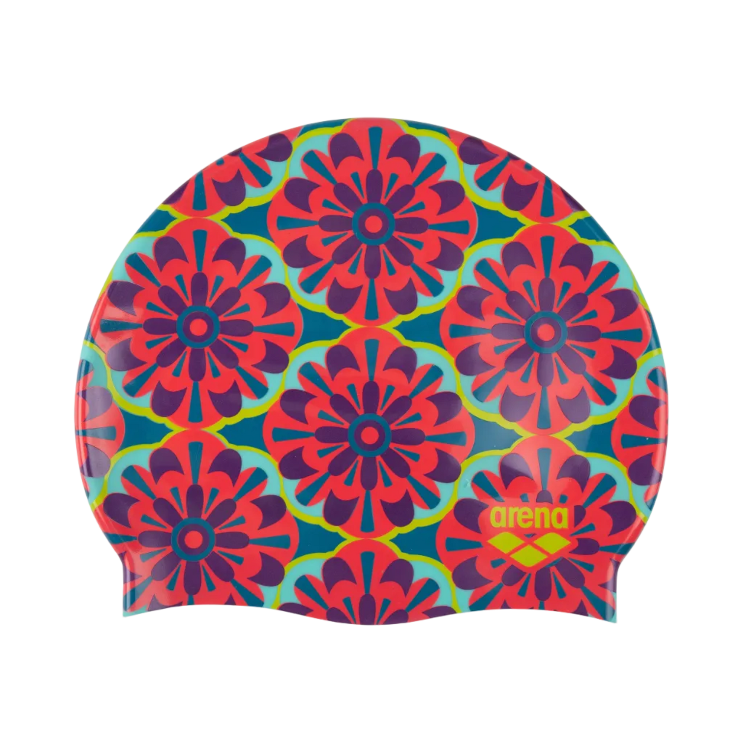 Arena Print Silicone Swim Cap - Arena Floral