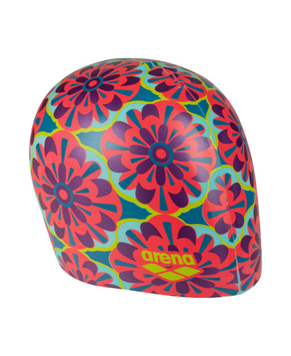 Arena Print Silicone Swim Cap - Arena Floral