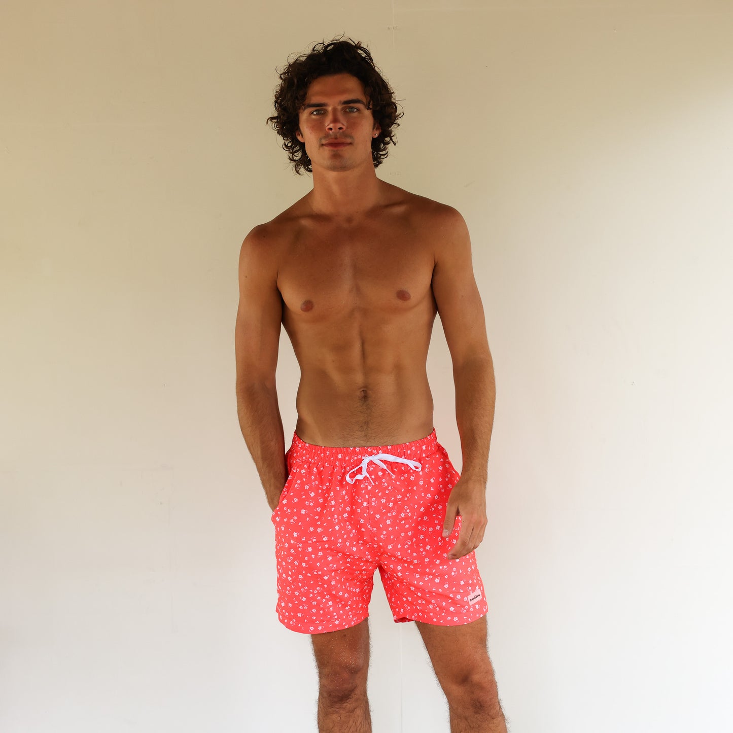 Kulani Kinis Men's Swim Trunks - Cherry Cove