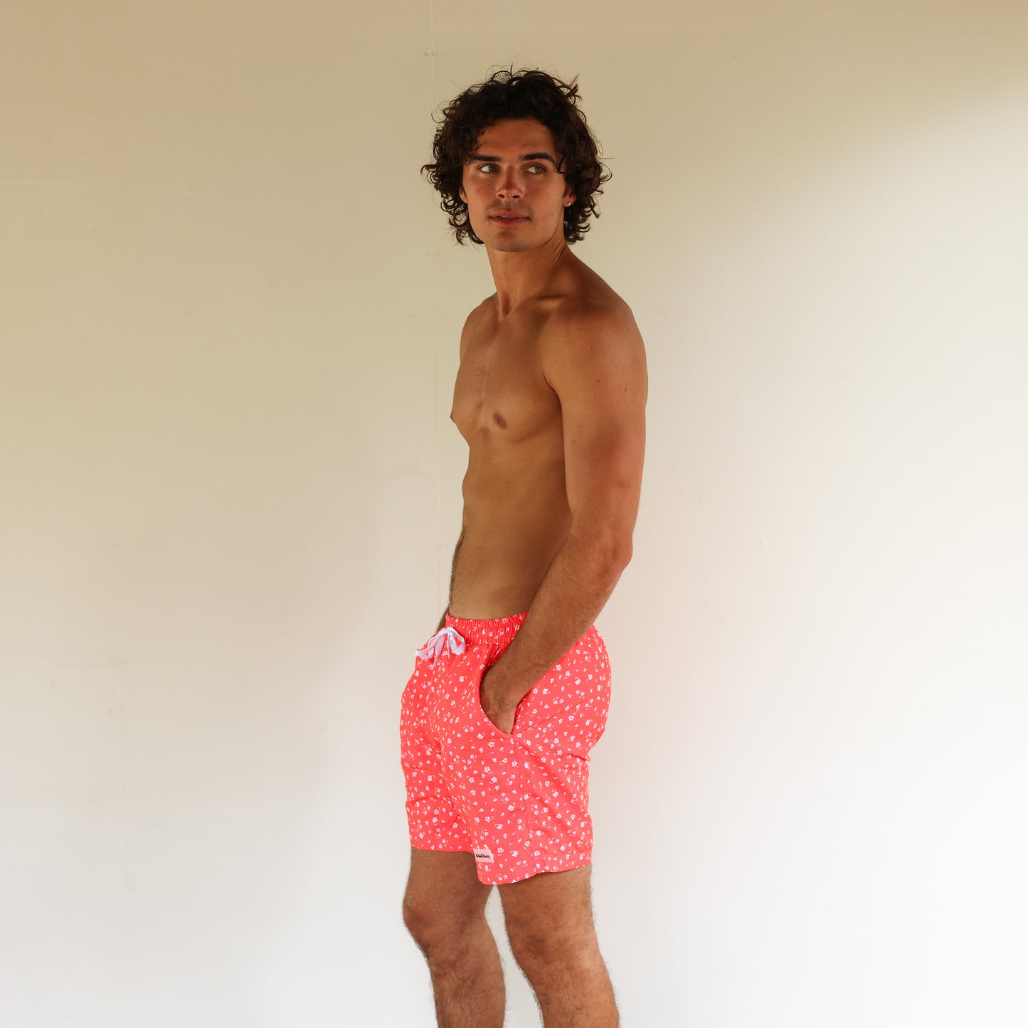 Kulani Kinis Men's Swim Trunks - Cherry Cove