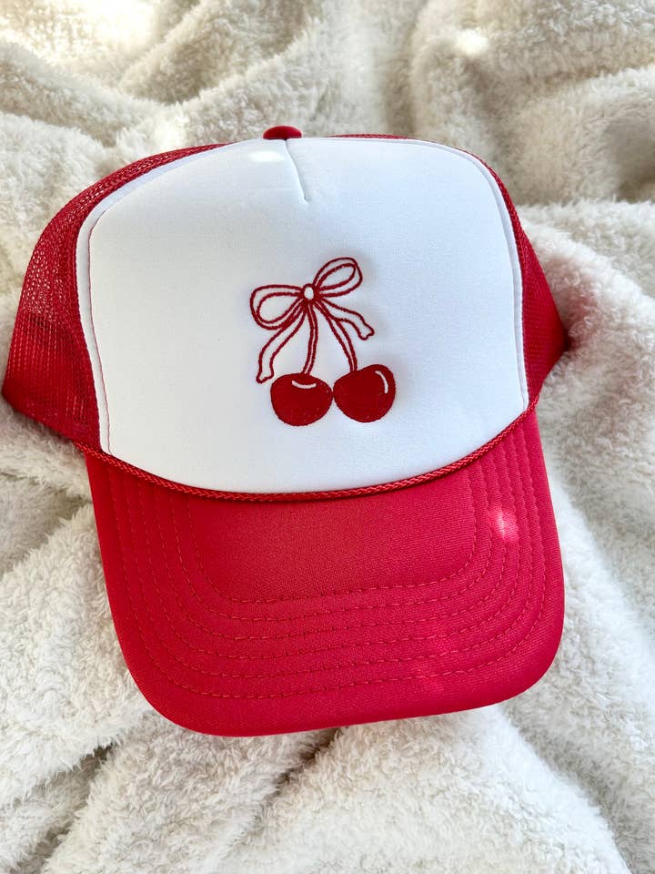 SSR Trucker Hat - Cherry Bow