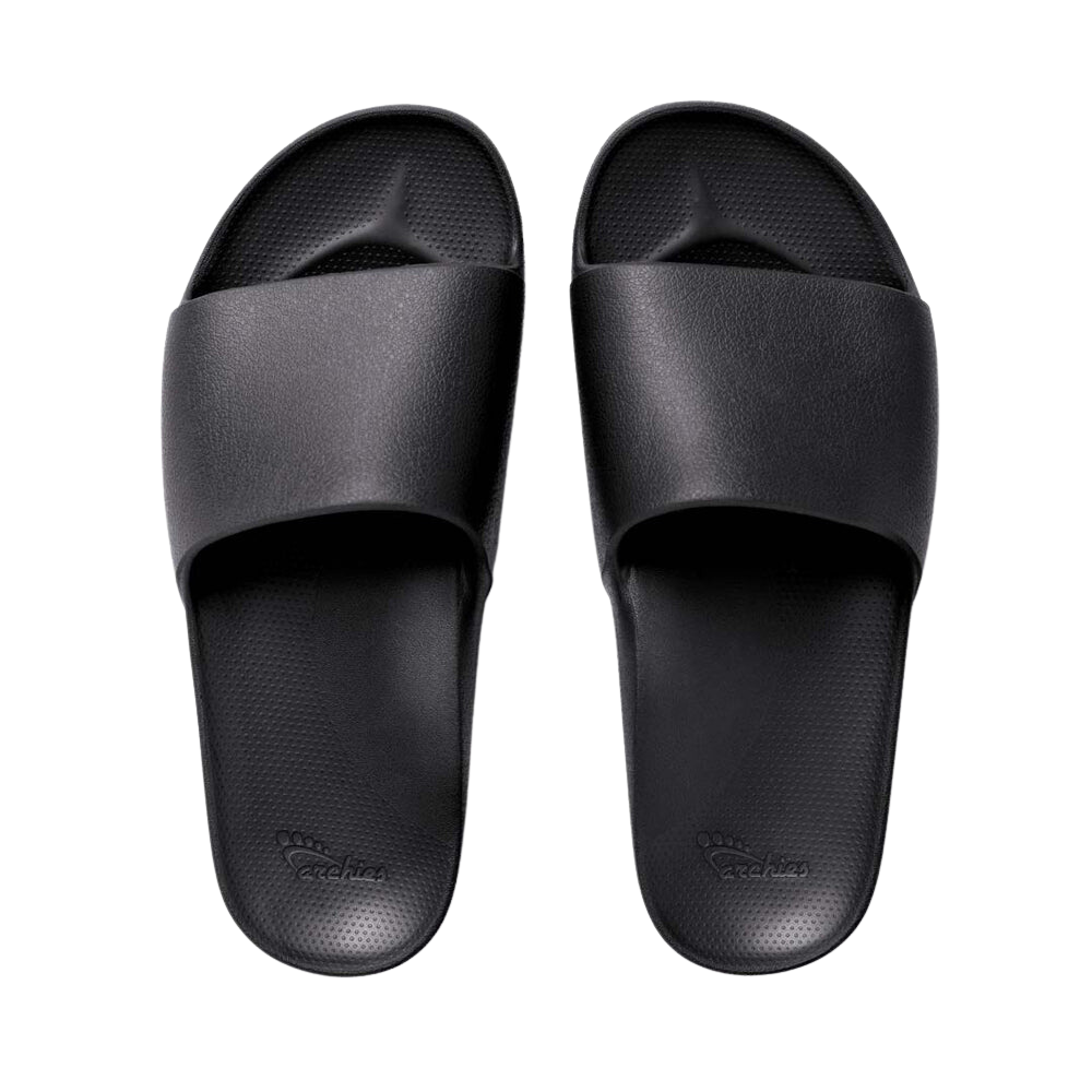 Archies Arch Support Slides - Black