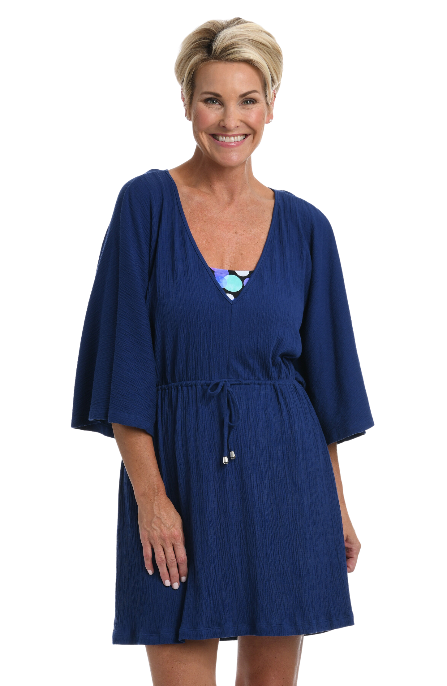 Maxine of Hollywood Knit Crinkle Tunic - FINAL SALE