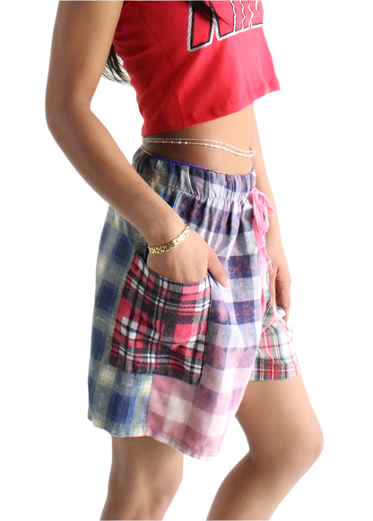 American Recycled Clothing Eco Flannel Shorts - Assorted