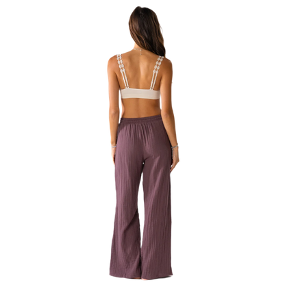 Lotus and Luna Wide Leg Cabana Pants - Lunar Sky - FINAL SALE