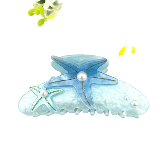 SSR Acetate Pearl Large Starfish Claw Clip