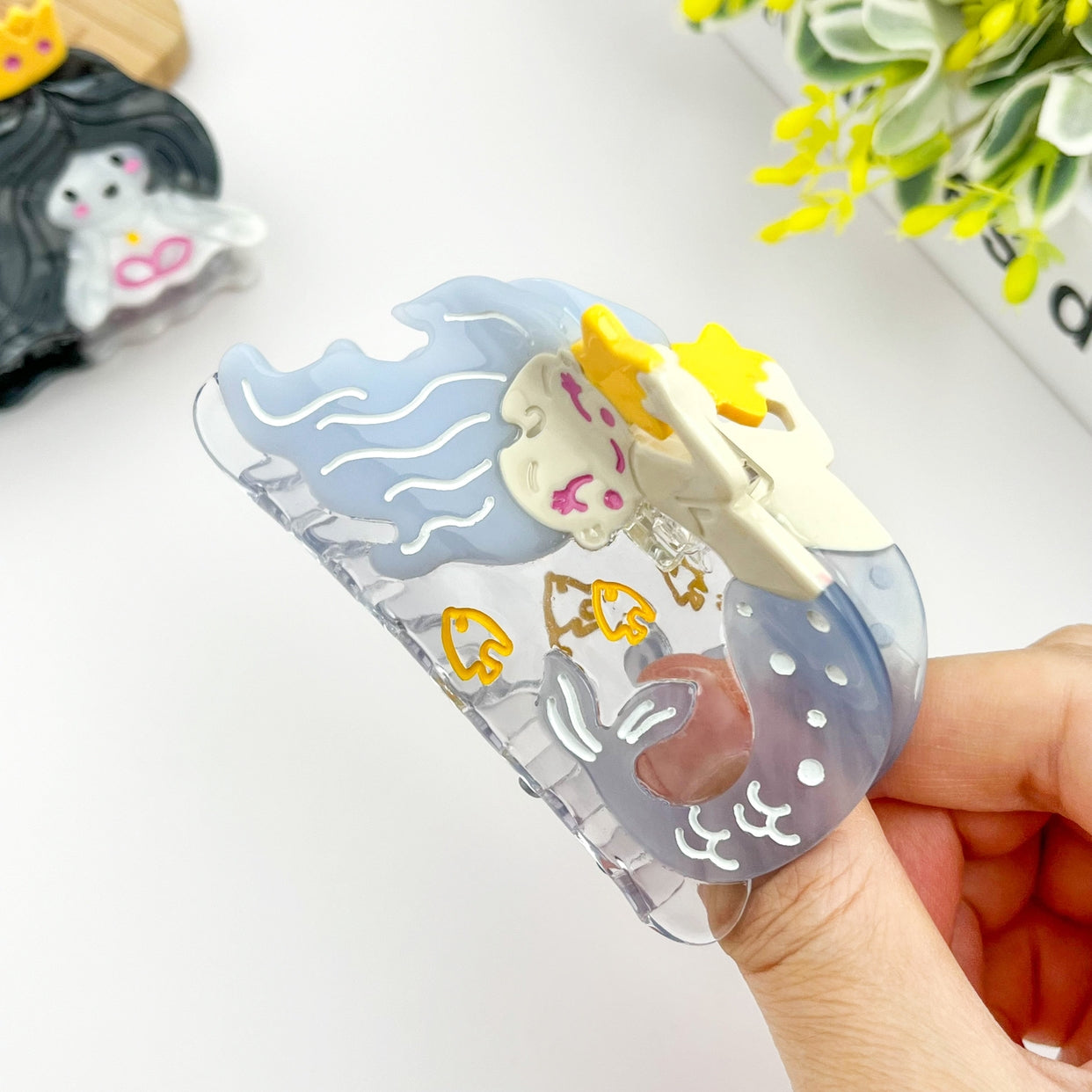 SSR Acetate Mermaid Hair Claw Clip