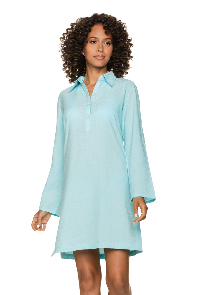 Helen Jon Lilly Coverup Dress - Sky Blue - FINAL SALE