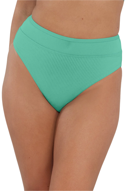 Sunsets Annie High Waist Swim Bottom - Aqua Mist