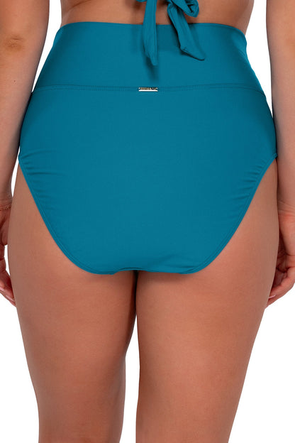 Sunsets Hannah High Waist Bottom - Avalon Teal - FINAL SALE
