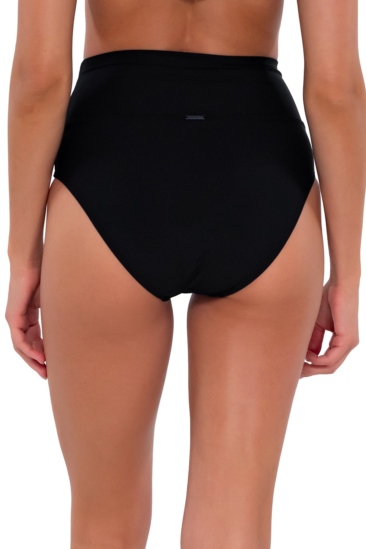 Sunsets Hannah High Waist Swim Bottom - Black