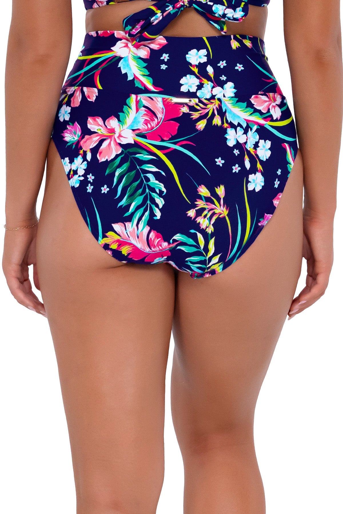 Sunsets Hannah High Waist Bottom - Island Getaway