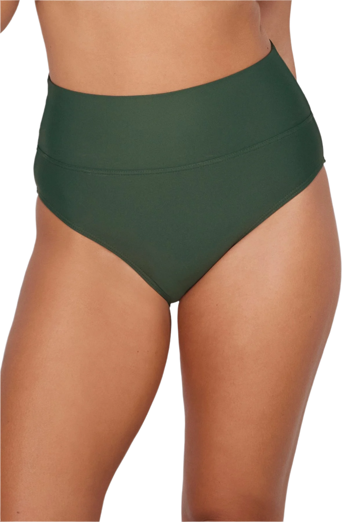 Sunsets Hannah High Waist Swim Bottom - Island Green