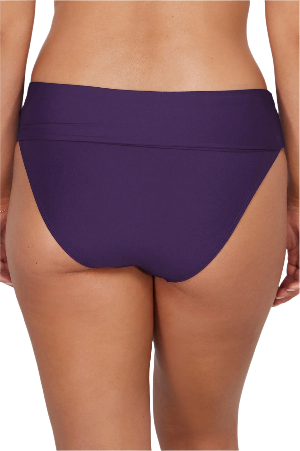 Sunsets Hannah High Waist Swim Bottom - Paradise Plum