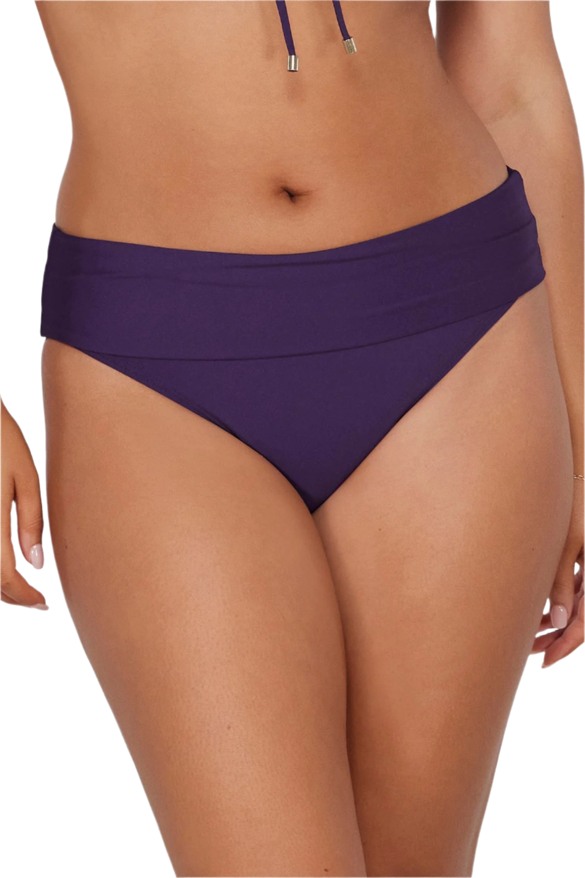 Sunsets Hannah High Waist Swim Bottom - Paradise Plum