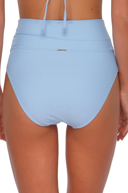 Sunsets Hannah High Waist Swim Bottom - Blue Whisper