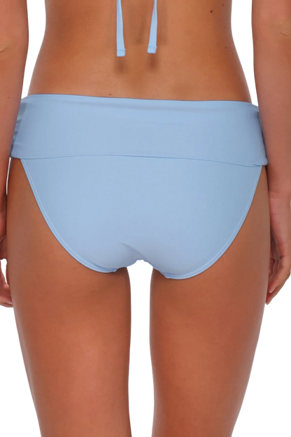 Sunsets Hannah High Waist Swim Bottom - Blue Whisper