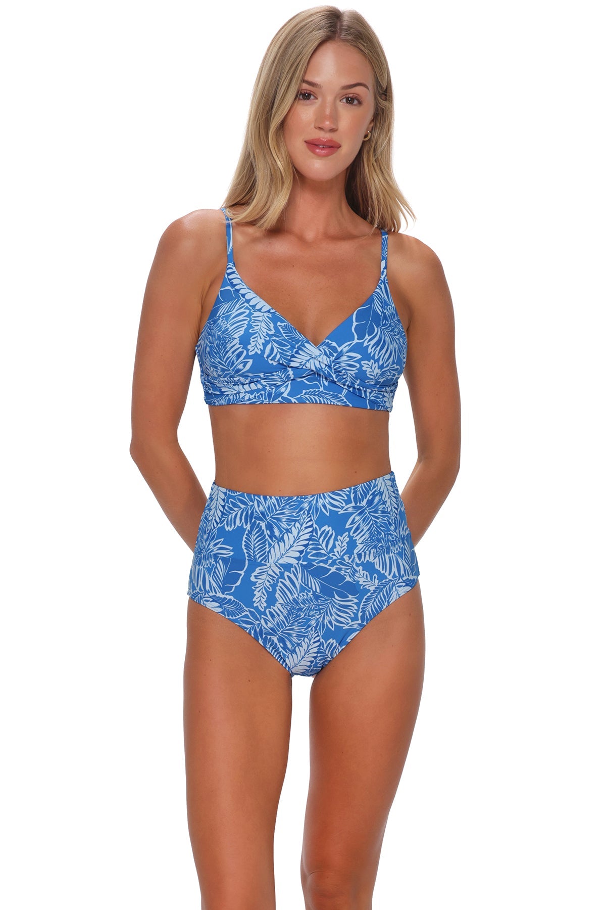 Sunsets Hannah High Waist Swim Bottom - Canopy