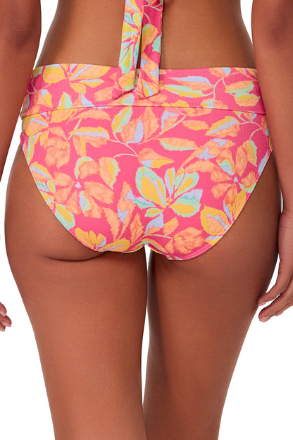 Sunsets Hannah High Waist Swim Bottom - Magic Hour Crepe