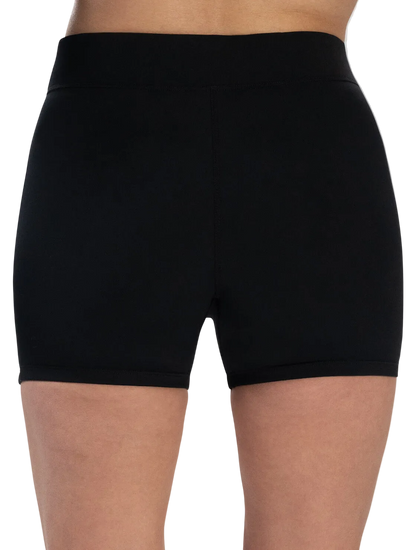 Dolfin Aquashape Solid Fitted Swim Shorts - Black