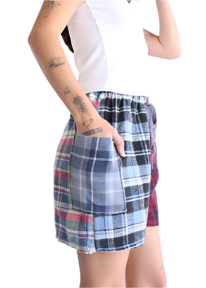 American Recycled Clothing Eco Flannel Shorts - Assorted