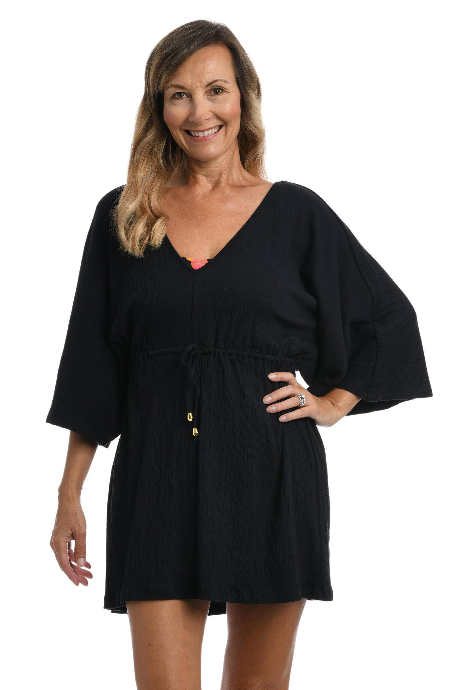 Maxine of Hollywood Knit Crinkle Tunic - FINAL SALE