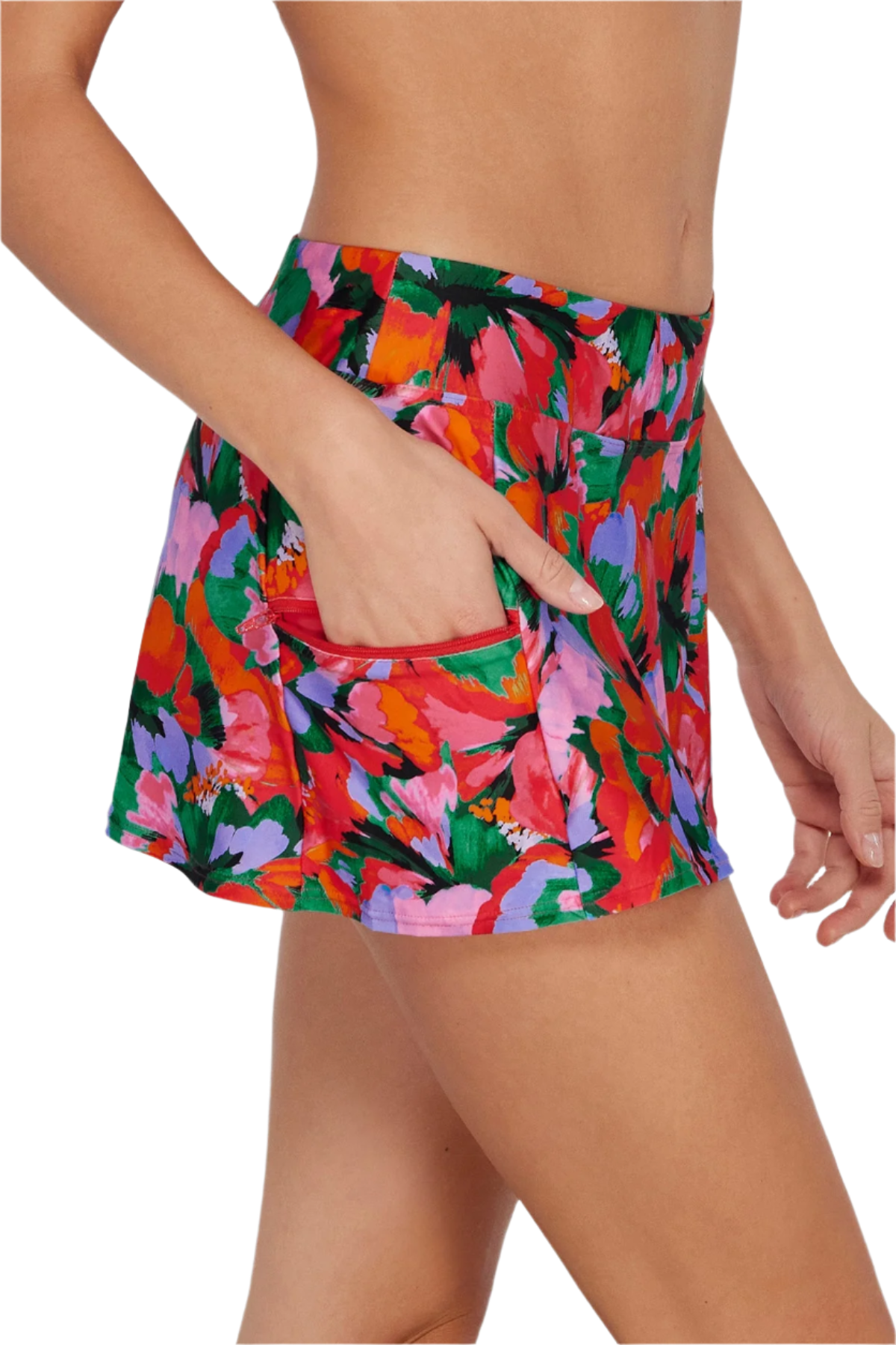 Sunsets Sporty Swim Skirt - Hummingbird Cove