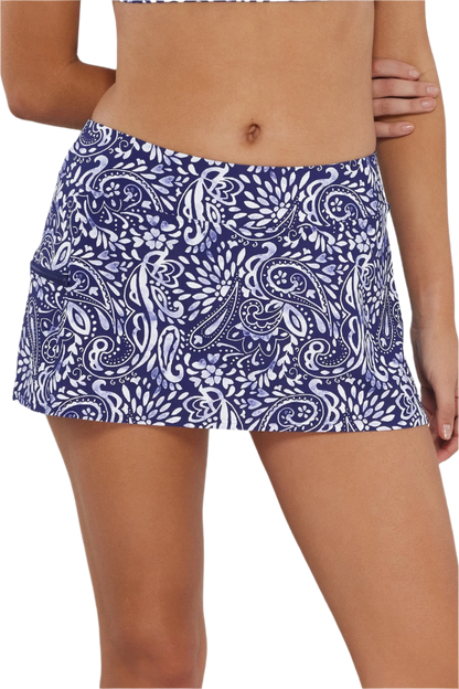 Sunsets Sporty Swim Skirt - Marina