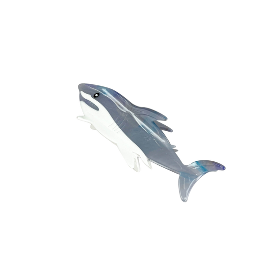 SSR Acetate Shark Hair Claw Clip - Grey