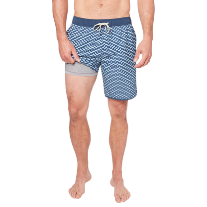 Fair Harbor The Anchor Men's  Swim Trunk Boardshort - Mist Seaview - FINAL SALE