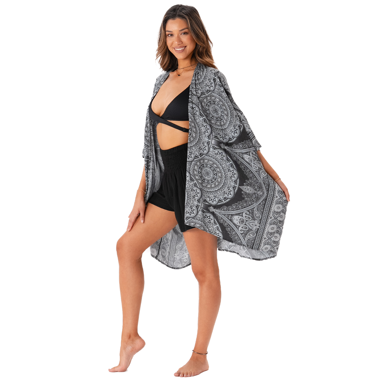 Lotus and Luna Beach Kimono Coverup - Balian