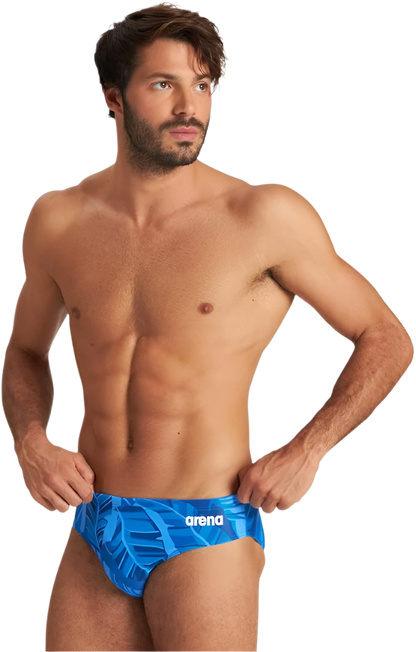 Arena Men's Tropical Brief Swimsuit - Royal Multi - FINAL SALE
