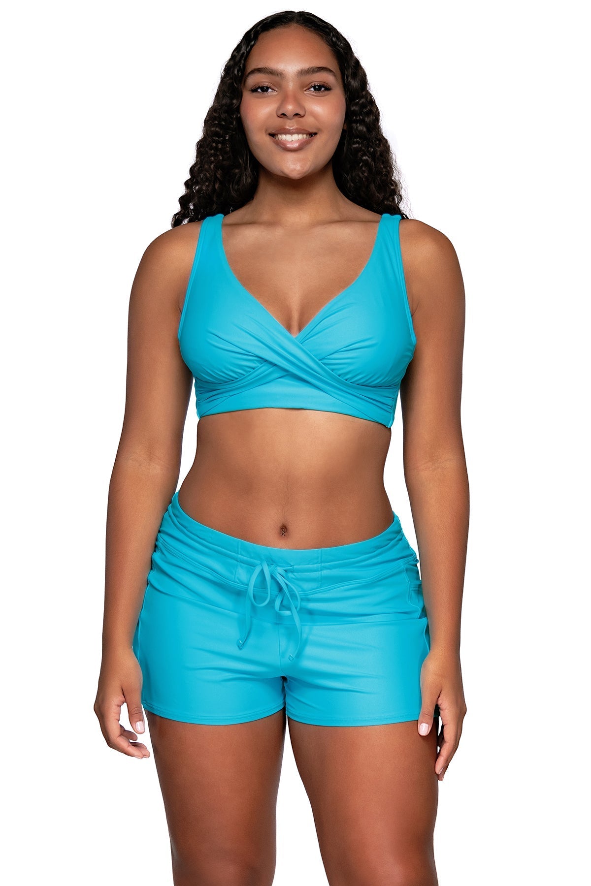 Sunsets Laguna Swim Short - Blue Bliss