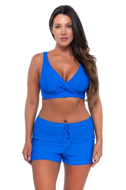 Sunsets Laguna Swim Short - Electric Blue