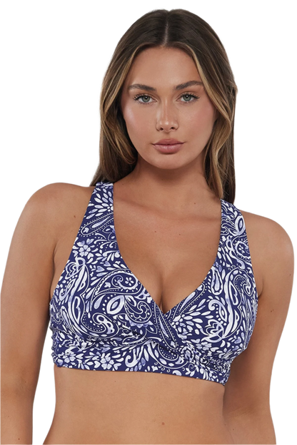 Sunsets Elsie D/DD Cup Bikini Top - Marina - FINAL SALE