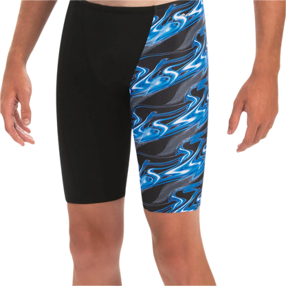 Dolfin Men's Reliance Inferno Spliced Jammer - Blue - FINAL SALE