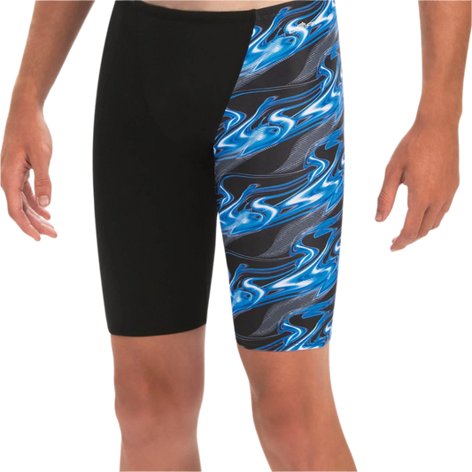 Dolfin Men's Reliance Inferno Spliced Jammer - Blue/ FINAL SALE