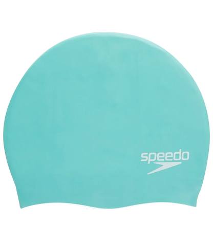 Speedo Silicone Elastomeric Adult Swim Cap - Teal