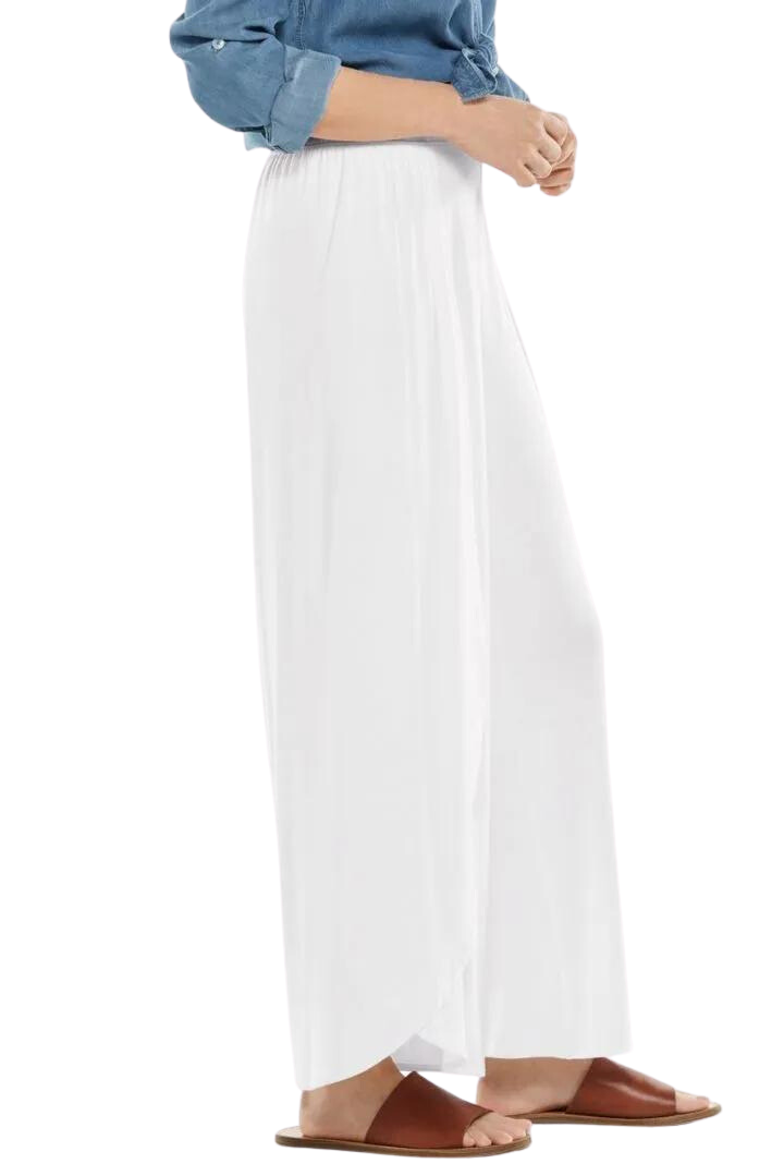 Coolibar Women's Lynsu Wide Leg Pants UPF 50+ - White