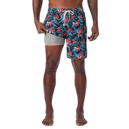 Fair Harbor The Anchor Men's Swim Trunks Boardshort - Tropical Nights - FINAL SALE