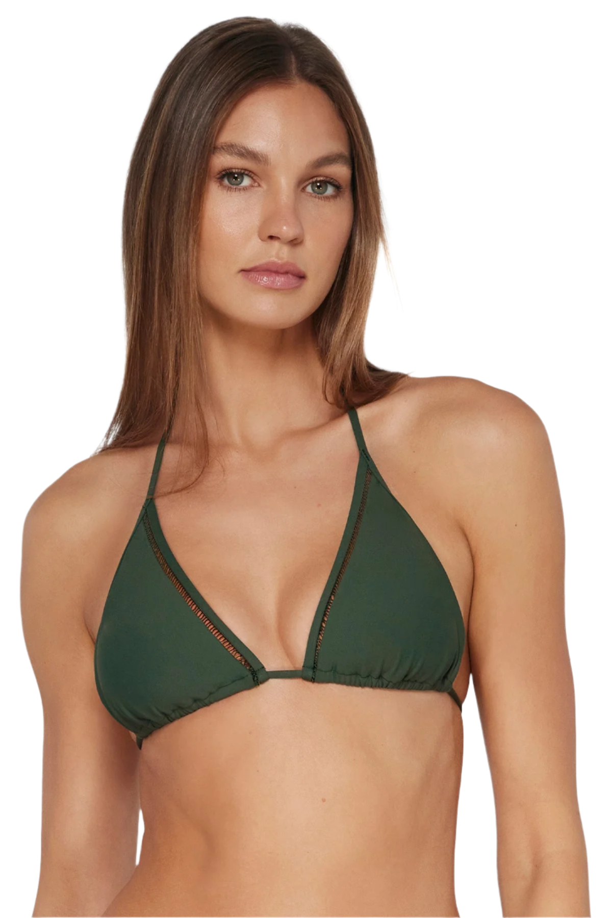 Sunsets Laney Triangle Bikini Top - Island Green