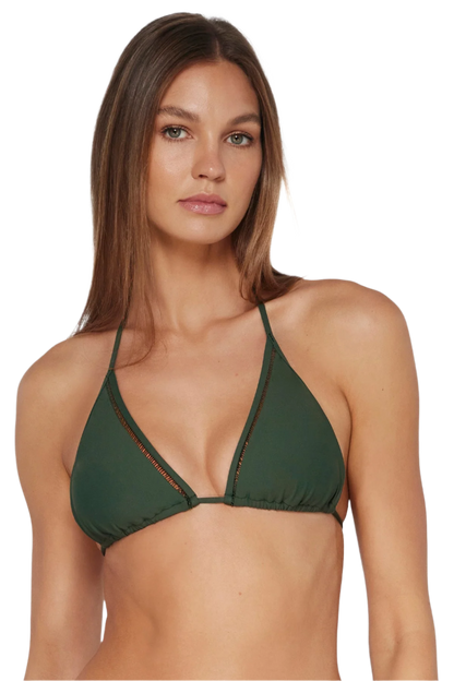 Sunsets Laney Triangle Bikini Top - Island Green - FINAL SALE