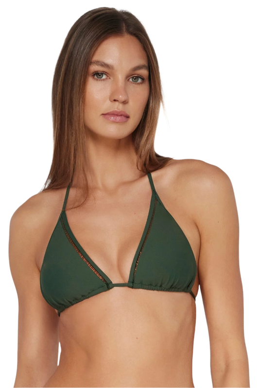 Sunsets Laney Triangle Bikini Top - Island Green