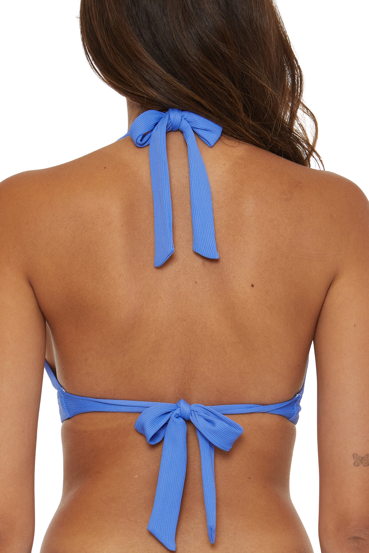 Becca Modern Edge Halter Top - Cornflower