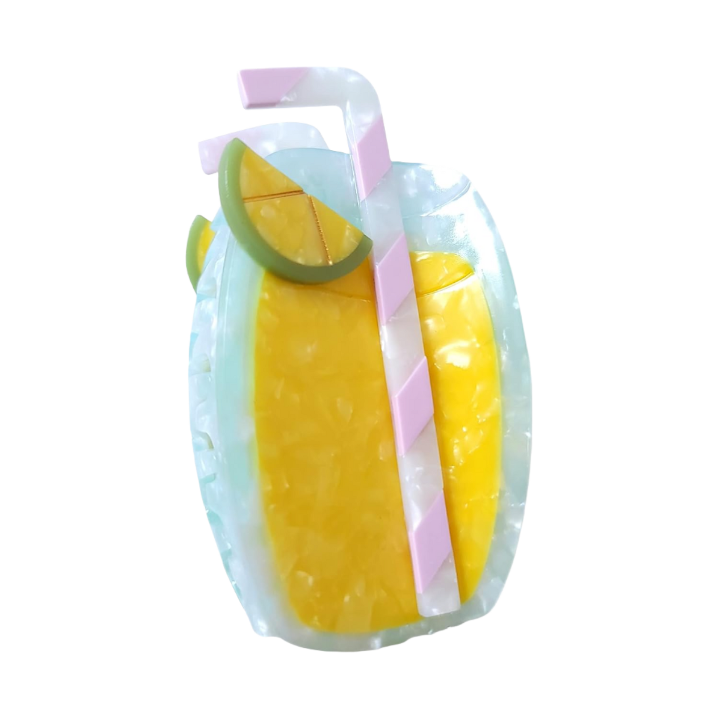 SSR Acetate Pina Colada Cocktail Claw Clip