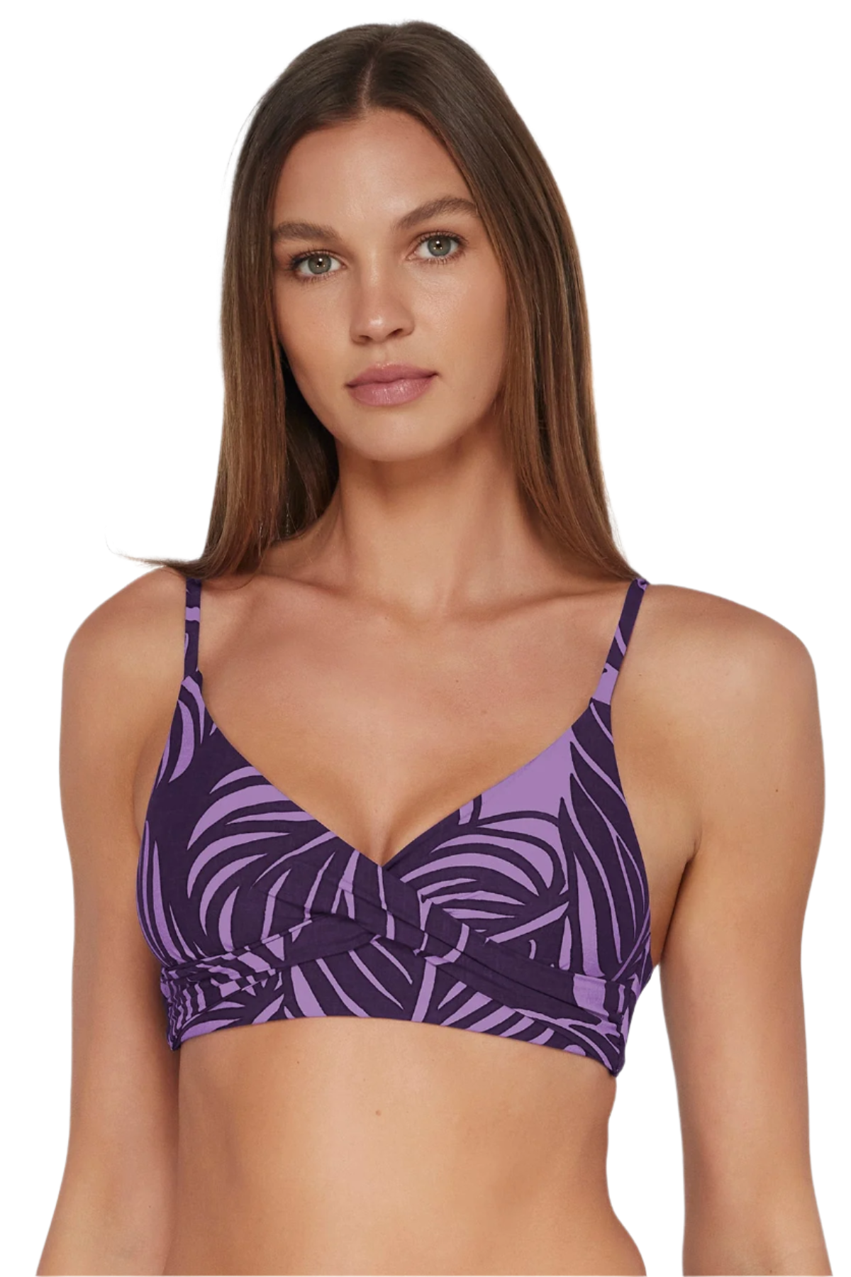 Sunsets Lyla Bralette Bikini Top - Mystic Palms