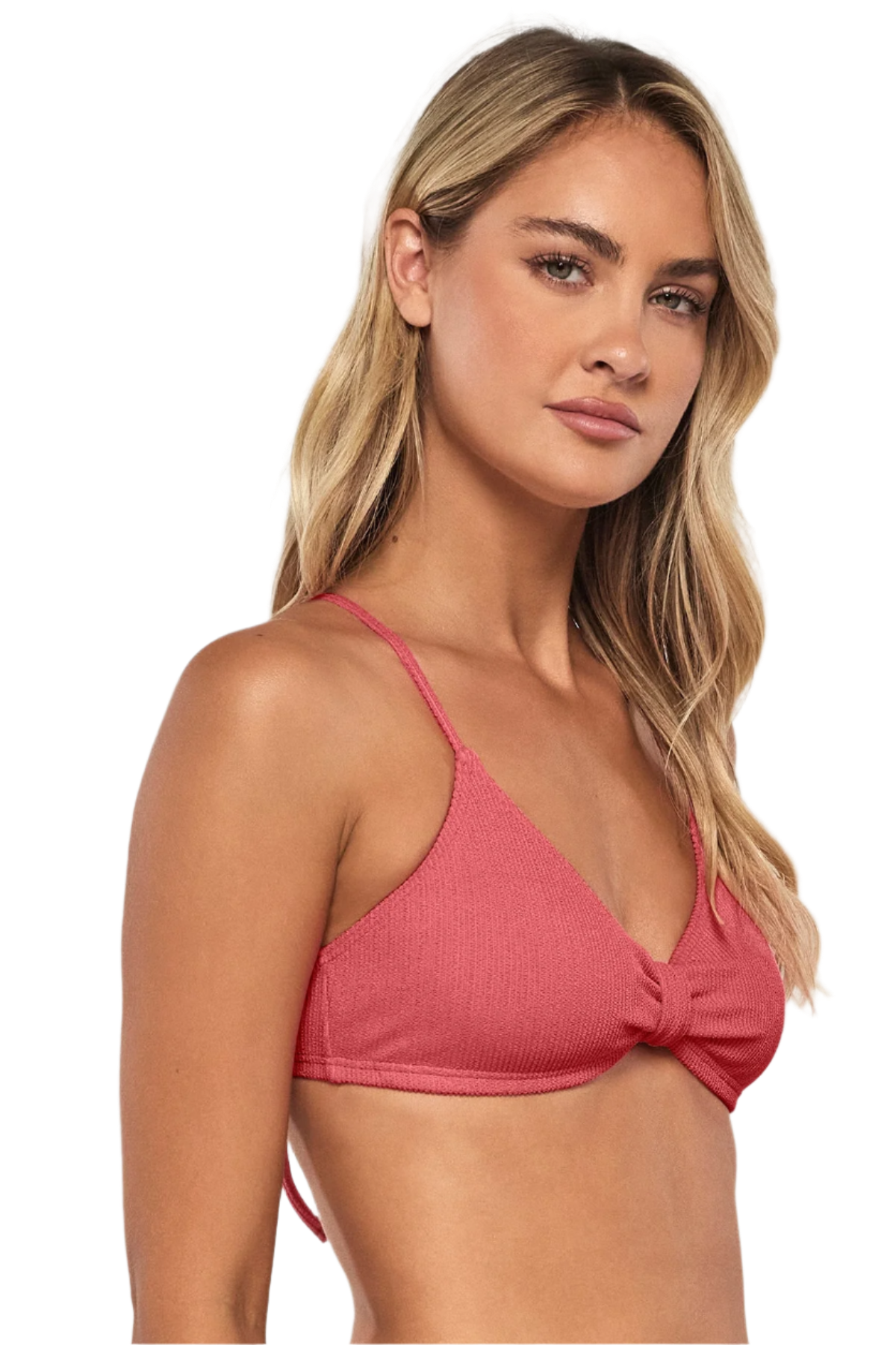 Pacifica Indie Bralette Bikini Top - Hibiscus Tea