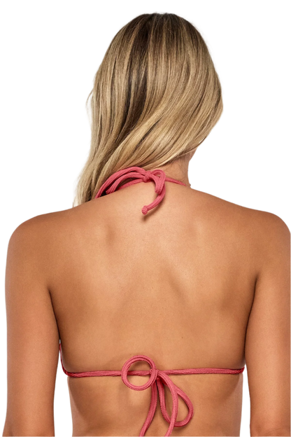 Pacifica Tiana Triangle Bikini Top - Hibiscus Tea - FINAL SALE