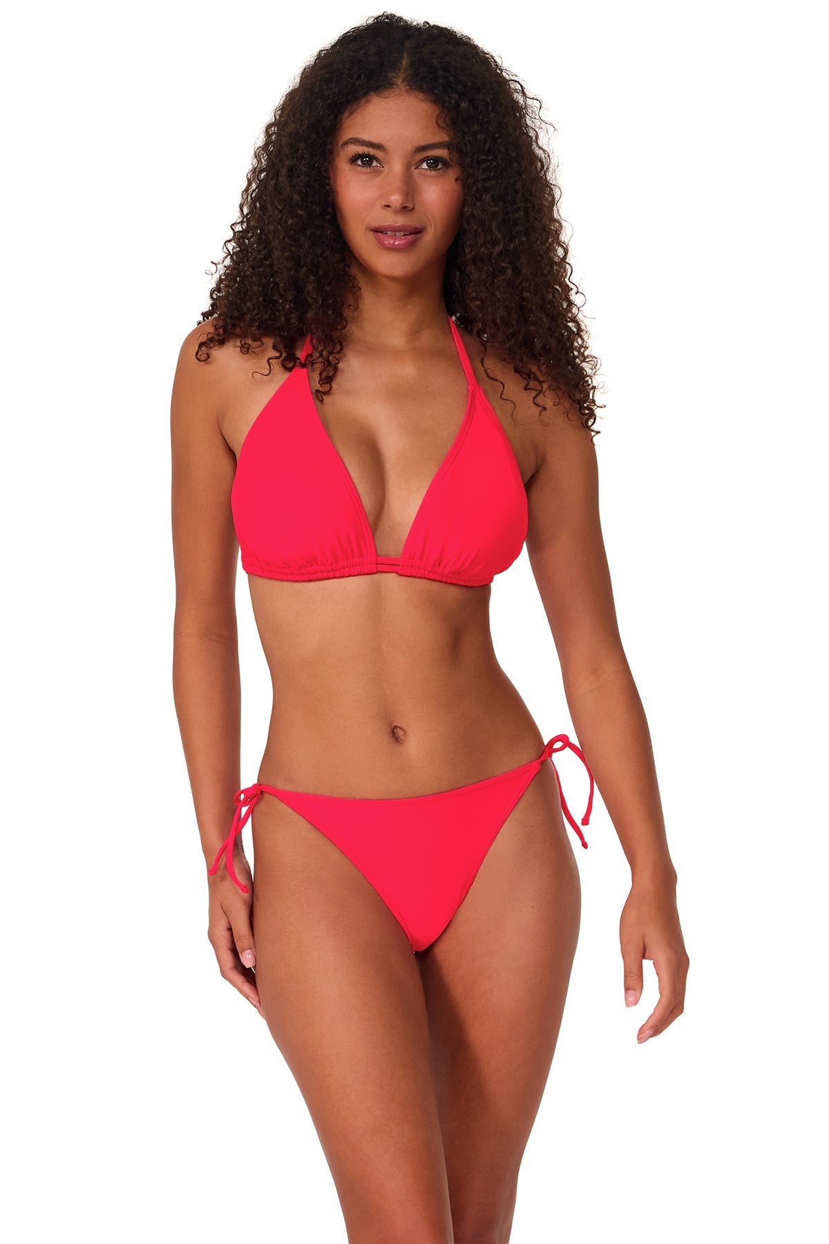 Sunsets California Dreamin' Bikini Bottom - Geranium
